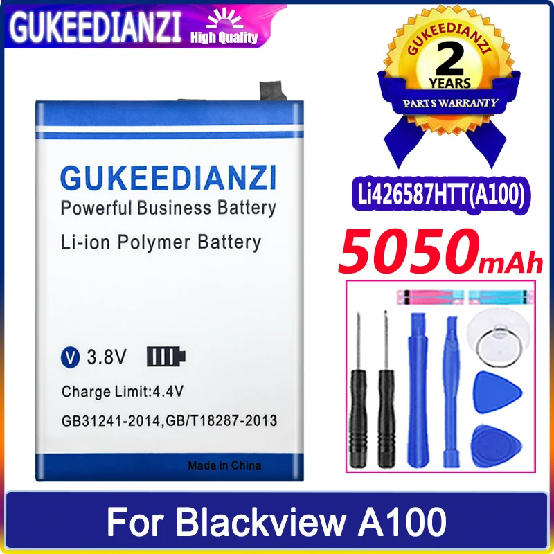 

GUKEEDIANZI Battery Li426587HTT (A100) 5050mAh For Blackview A100 A 100