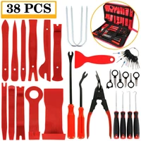 38pcs repair tool set dashboard disassembly interior disassembly clip trim removal repair puller pry tool accessories
