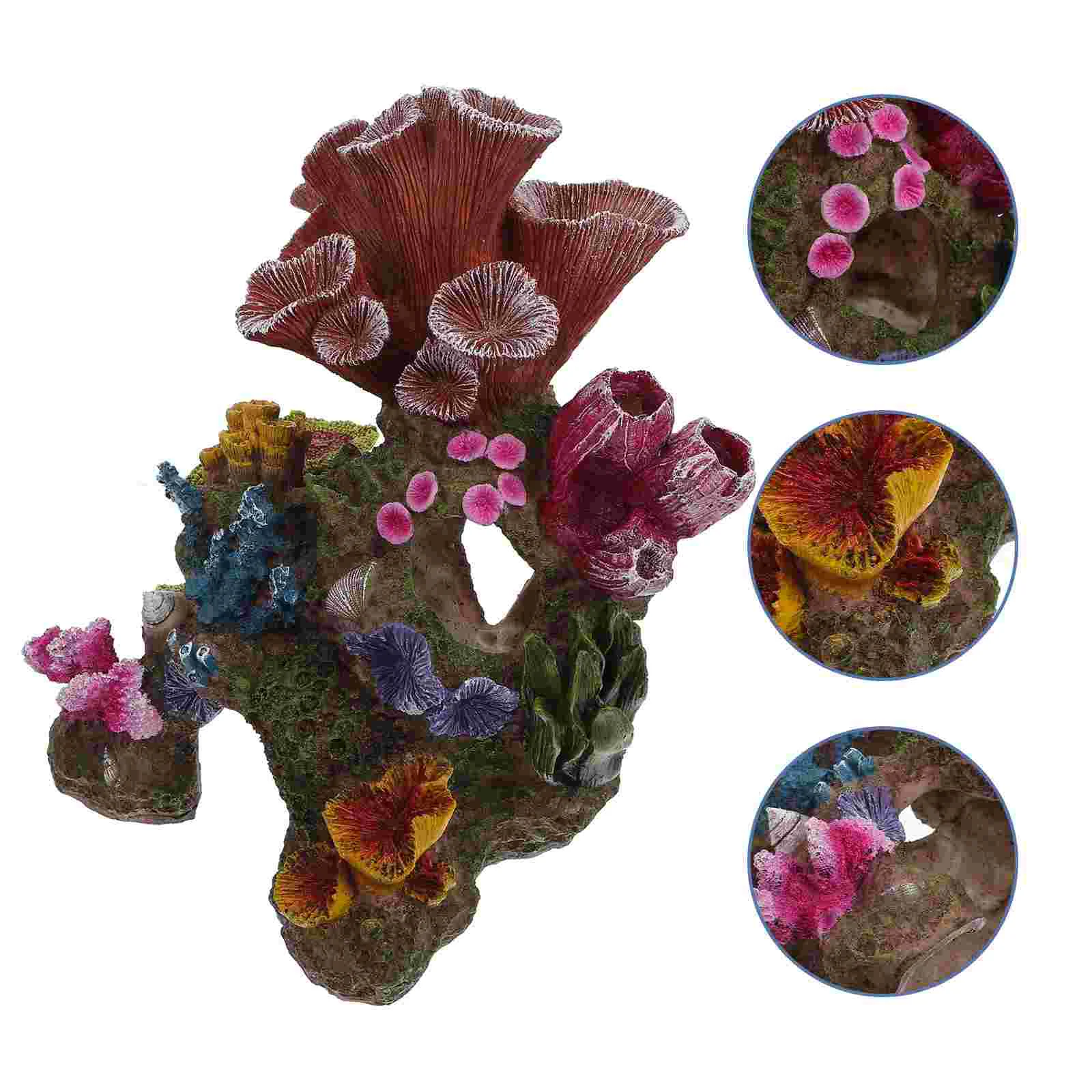 

Artificial Resin Coral Plant Simulation Resin Coral Plant Fish Tank Decor