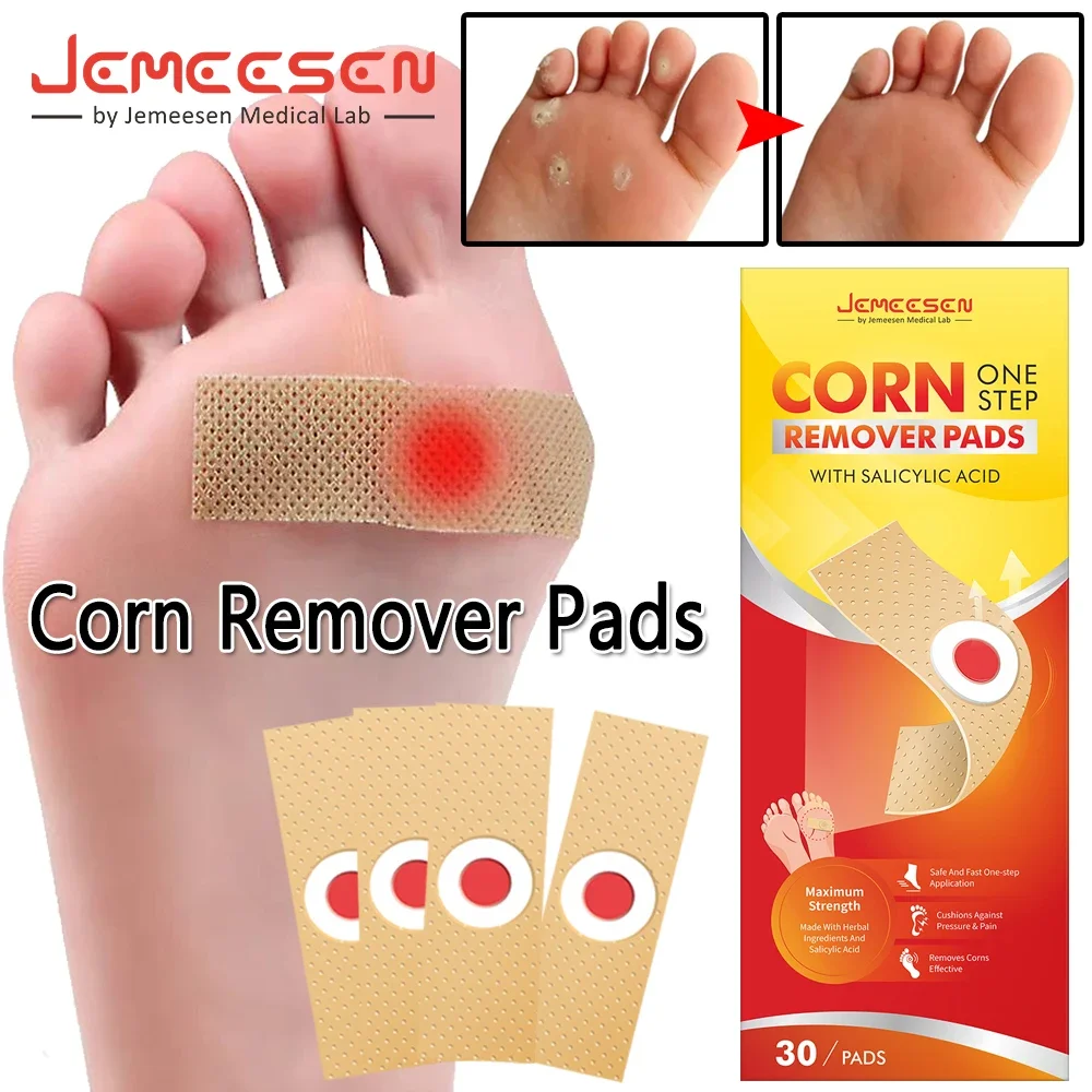 

Jemeesen Corn Removers Removal Thorn Killer Plantar Calluses Callosity Patches Detox Protector Sticker Foot Care Pain Relief