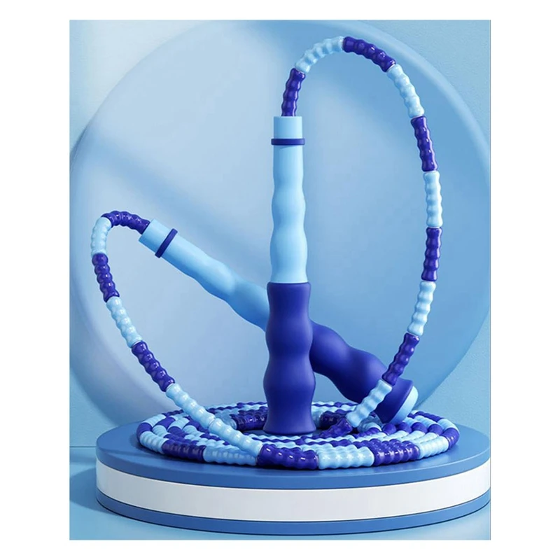 

Bamboo Knot Rope Skipping Fitness School Students' Soft Bead Adjustable Rope Skipping With Pvc Handle