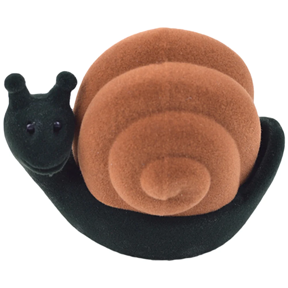 

Box Ring Gift Snail Case Jewelry Trinket Animal Creative Decorative Engagement Holder Proposal Boxes Bracelet Necklace Storage