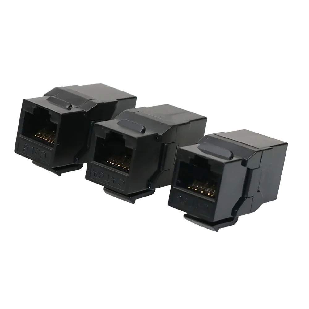 

Cat6 Keystone Jack RJ45 Connector Extension Inline Coupler Ethernet Network LAN Unshielded