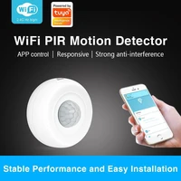usb pir motion sensor detector ceiling mount 360 detection wifi sensor smart life app wireless home security alexa support