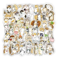 103050pcs kawaii cat cartoon sticker cute animal decals kids toys diy scrapbook laptop stationary guitar suitcase car sticker