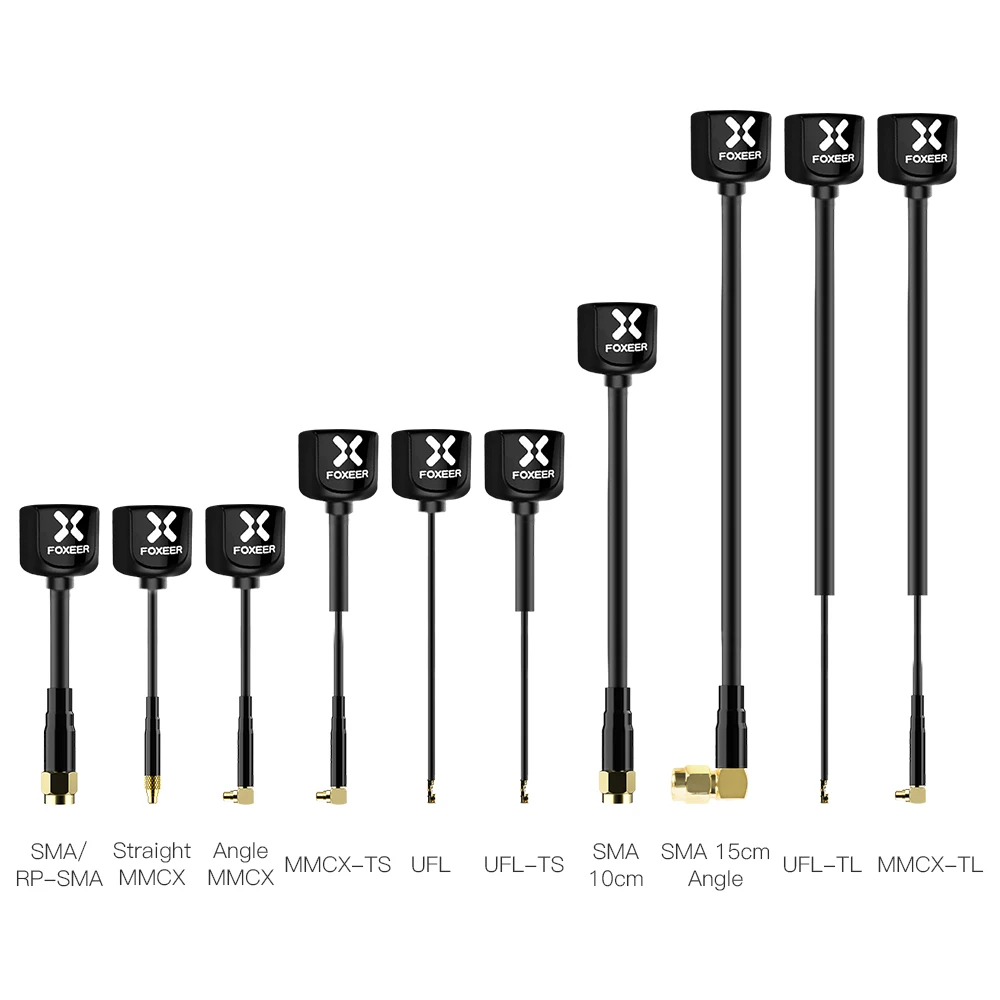 2 шт. Foxeer Lollipop 4 V4 2.6dBi с высоким коэффициентом усиления FPV антенна LHCP RHCP для