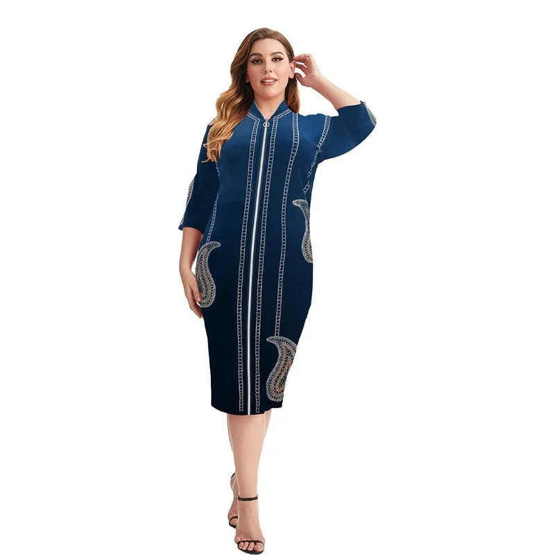 

African Dresses for Women African Femme Dashiki Polyester Africa Dress Clothes Ankara Dresses Ladies African Clothes