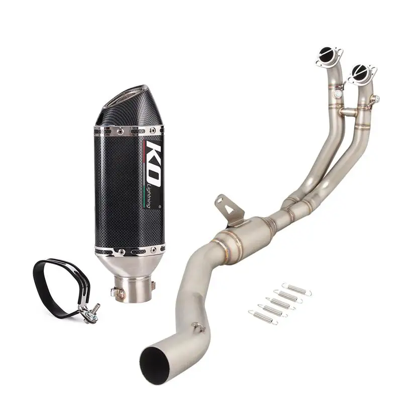 Мотоциклетная полная выхлопная система передняя звеньевая труба скользящий