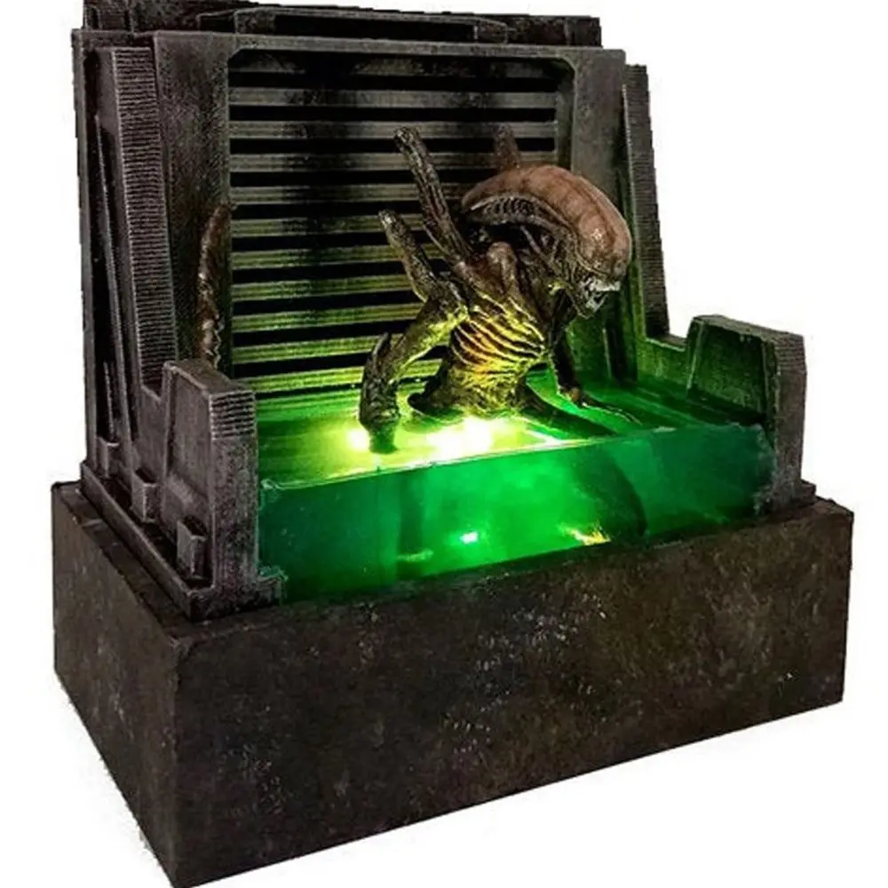 

3D Model Horror Movie Sculpture Illuminated Halloween Souvenir Resin Figure Craft Ornament Home Decoration Collection Gifts