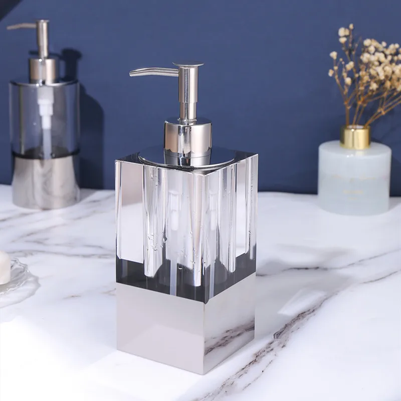 Высококачественный прозрачный дозатор жидкого мыла, контейнер для ...