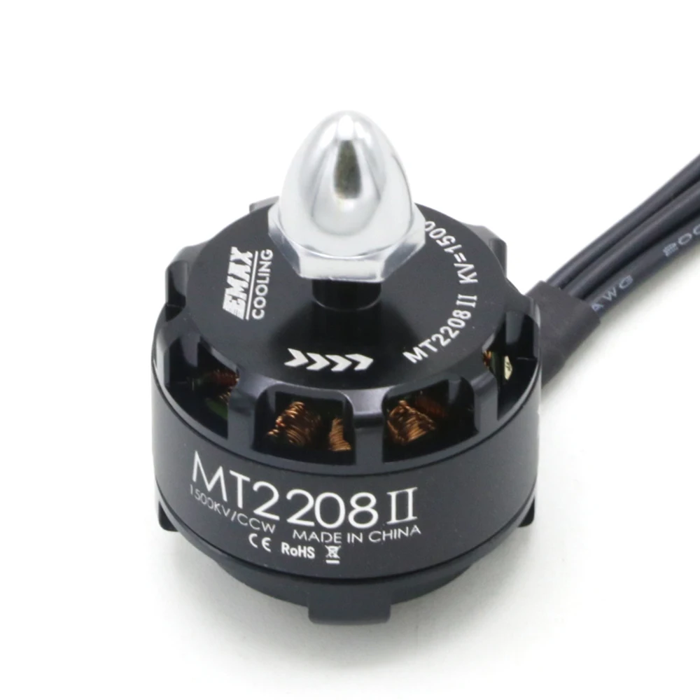 EMAX охлаждение MT2208 II 1500KV 2000KV CW CCW бесщеточный двигатель для радиоуправляемого FPV