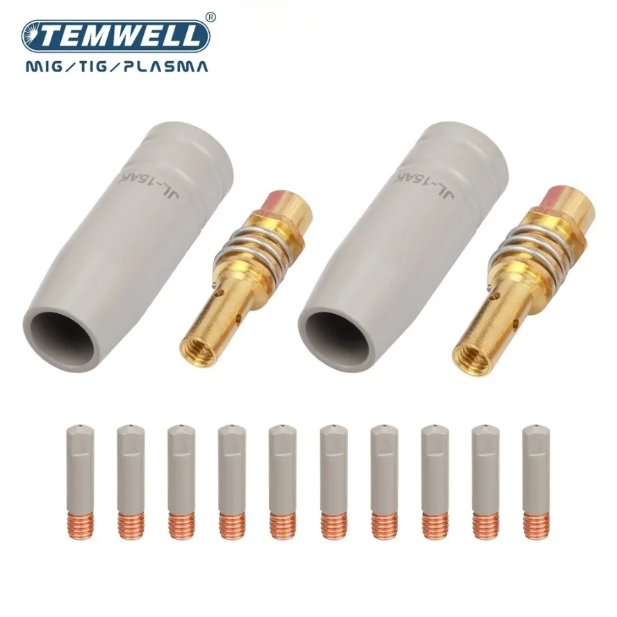 

Защитное сопло для покрытия TEMWELL 15AK, антипригарное сварочное шлаф, европейский безвоздушный газозащитный пистолет, защитный рукав для машины