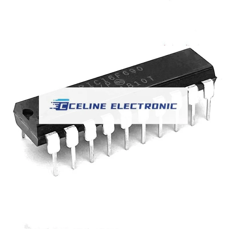 

(10-50 шт.) 100% новый Φ/P PIC16F690 I/P PIC16F690-I/P DIP-20 Chipsets