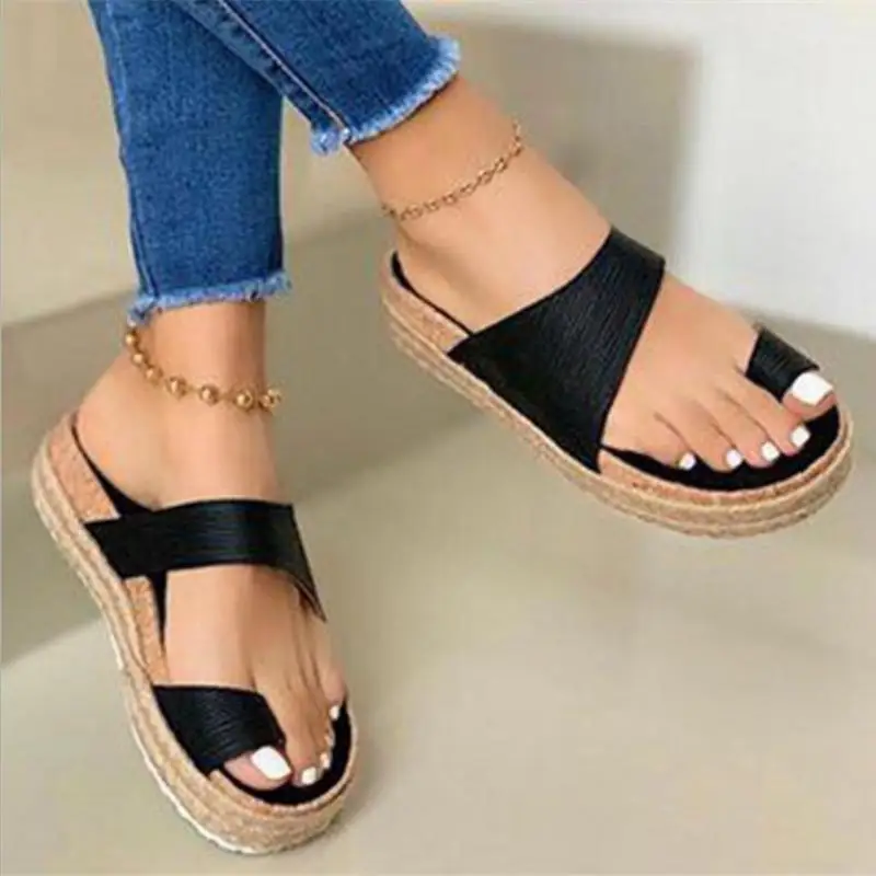 

Slippers Women Summer New 2022 Fashion Clip Toe Wedge Sandal Ladies Chunky Platform Female Flip Flops Ytmtloy Indoor Zapato Muje