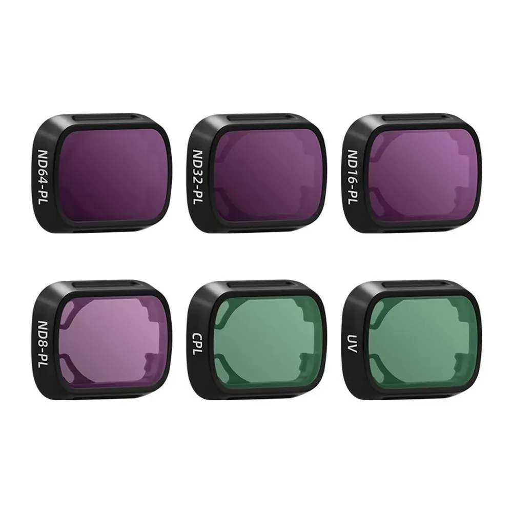 

Фильтр объектива камеры Uv Cpl Nd8pl Nd16pl Nd32pl Nd64pl набор фильтров совместимых с Dji Mini 3pro аксессуары для дрона