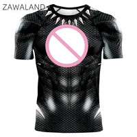 zawaland summer 3d printed bodybuilding fashion cosplay anime superhero short sleeves men compression shirt gym tops tees