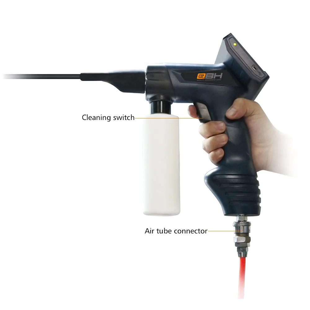 

Factory Price Endoscope Scope 8.0mm HD Borescope Head Spray Car Wash Cleaning Instrument Tool