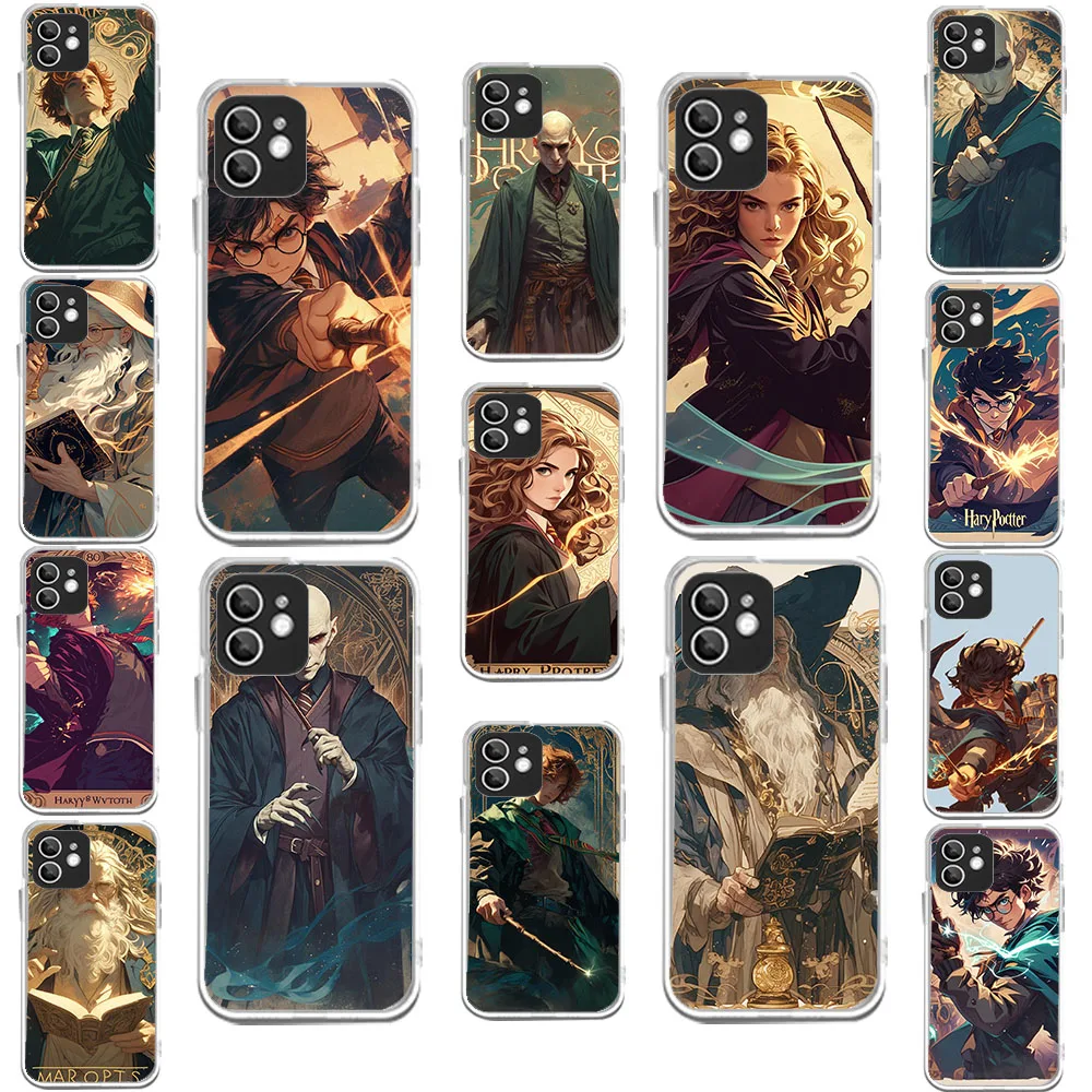 WEA-38 USArt Potters Wand Прозрачный гибкий чехол из ТПУ для Moto One Edge 20 30 40 50 Action Fusion Zoom Lite neo Pro