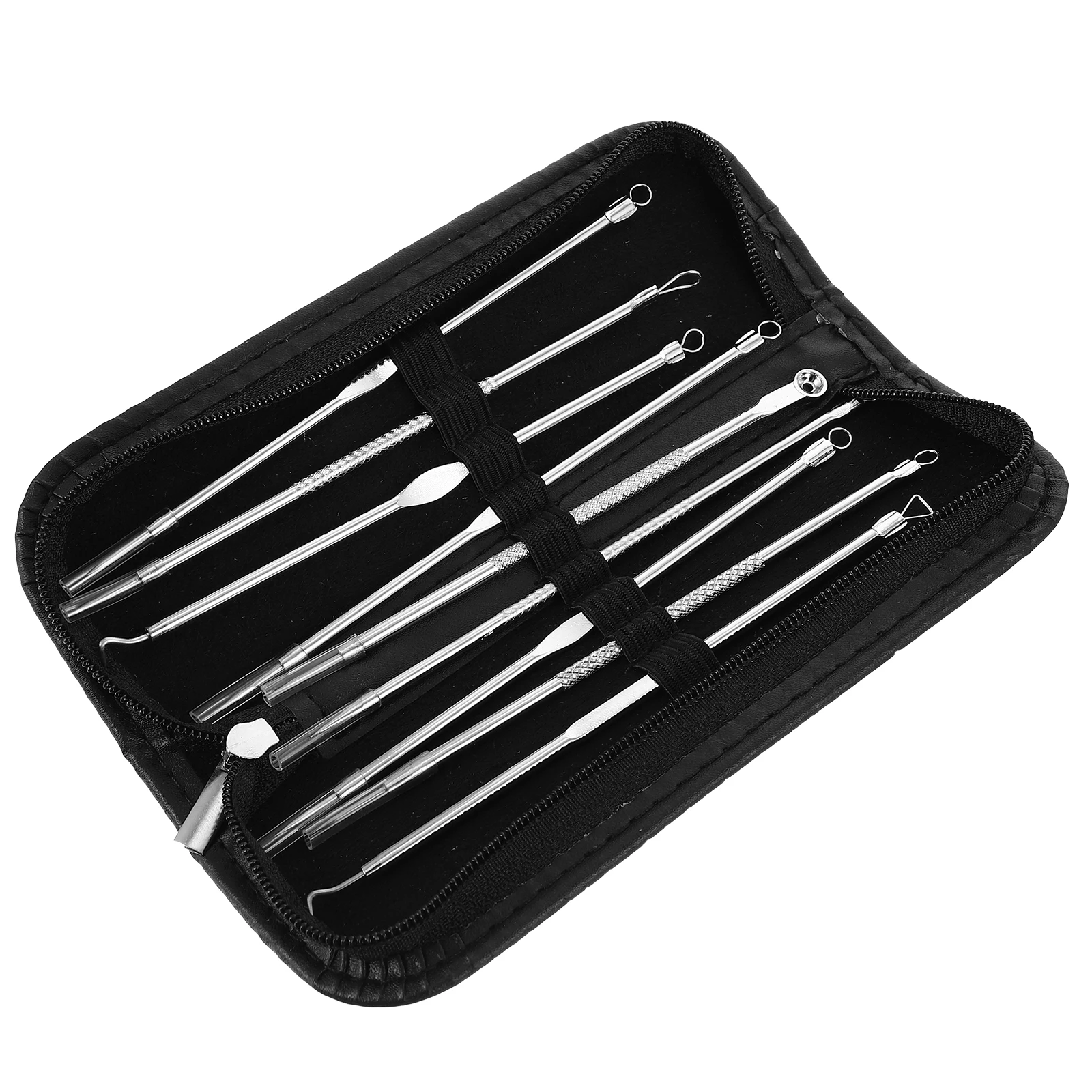 

9pcs/Set Needle Blackhead Sucker Face Skin Care Tool Zit Removing Tools Pore Extractor Double- End Needles Pimple Acne extruder