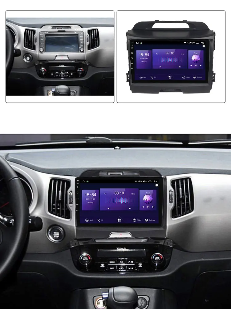 Европейский склад 2 din Android Auto Радио Стерео Для KIA Sportage 3 2010-2016 2015 Carplay Автомобиль