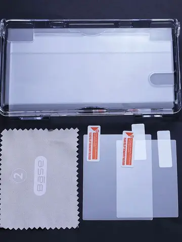 Пластиковый прозрачный кристаллический чехол JCD для 3DS 3DS XL/LL New 3DS New 3DS XL/LLConsole с защитной пленкой для экрана
