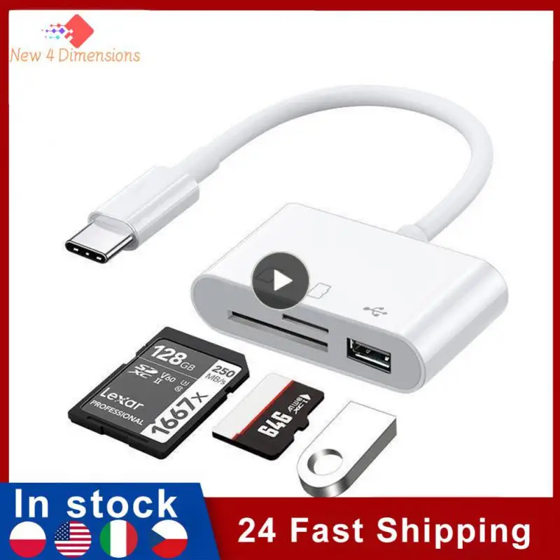 

3 в 1, USB Type-C кардридер для SD TF карт