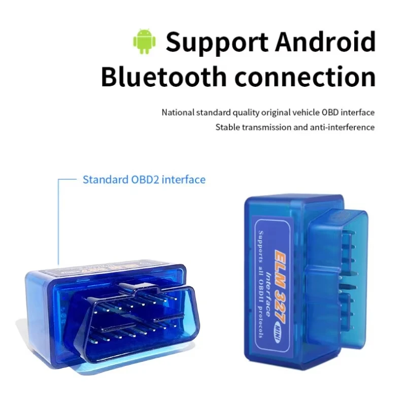 Фото Диагностический сканер Elm327 V2.1 Bluetooth OBD2 для автомобилей VAG Com, TPMS-датчиков и бортовых компьютеров №3