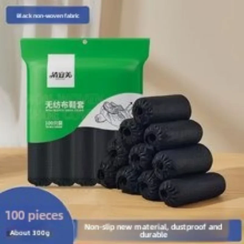 

Одноразовые бахилы черные 100 шт.