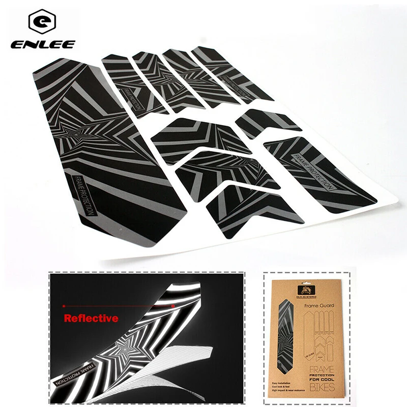 

Bicycle frame luminous film creative body sticker balance car scooter reflective protective Decal Safety Cycling Reflective Tape
