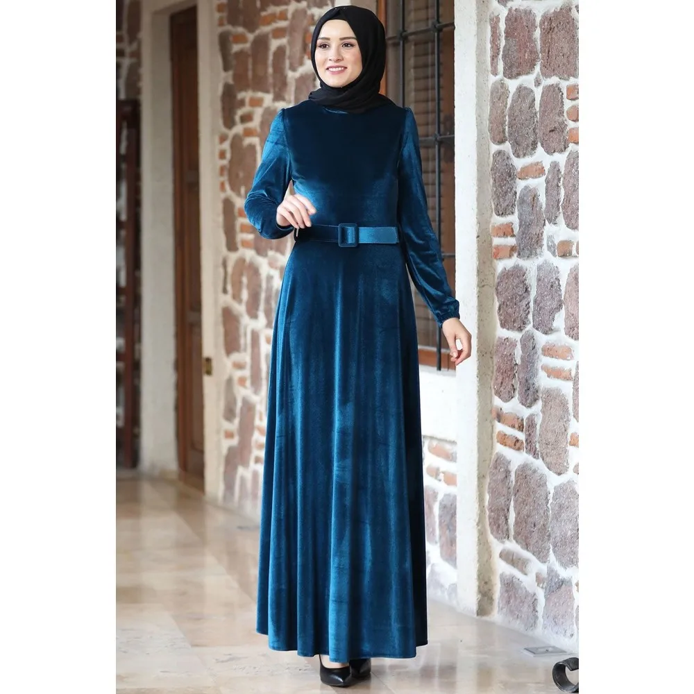 

Dorlie Passion Kadife Hijab Suit Oil Dorlie