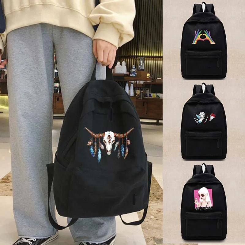 

Unisex Women's Backpack Teen College School Bag Color Pattern Travel Backpacks Shoulder Laptop Bags Sport Knapsack