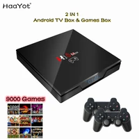 2022 dual system android smart tv box game box 19000 with 3d games console 4k media player youtube 64g 128g retro games box