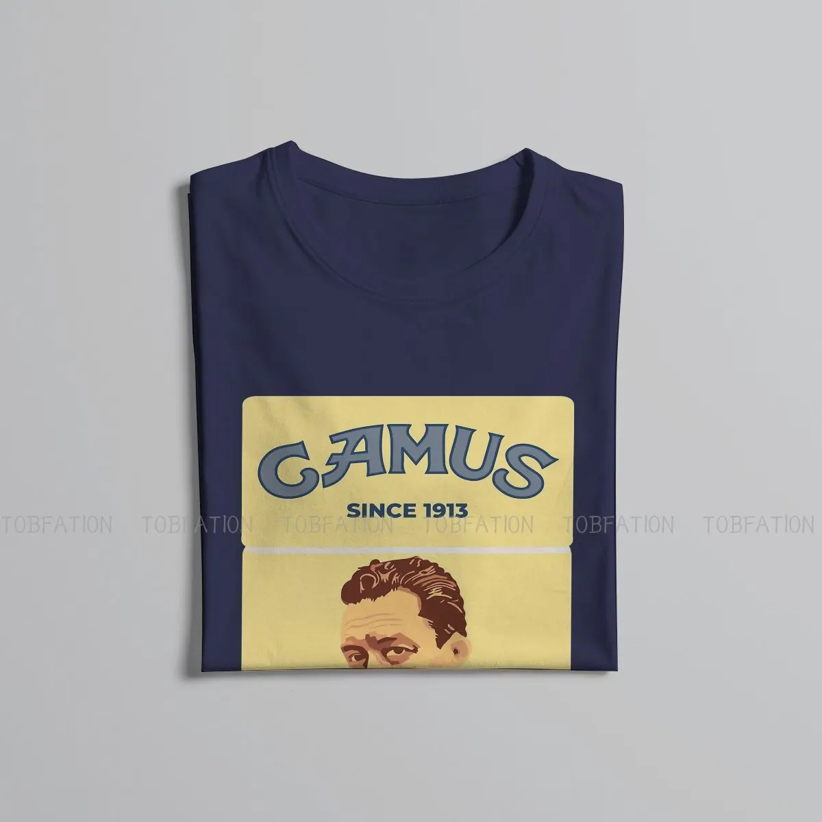 Футболка мужская с круглым вырезом хипстерская стильная тенниска из ткани в