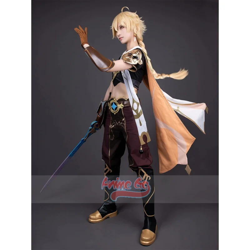 Женский костюм для косплея этера путешественника _ Genshin обувь игровая униформа