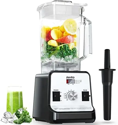 

Blender, Blenders for Kitchen with 1500-Watt Motor, 68 Oz Large Capacity, Countertop Blenders for Ice Crush, Drinks (Sliver)