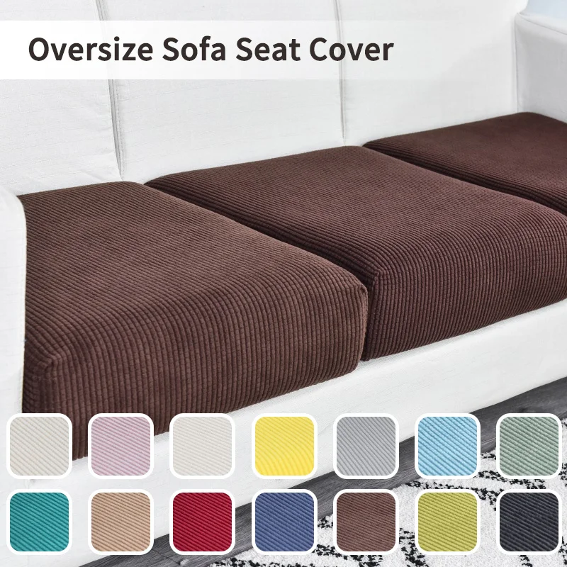 

2023 Oversize Corn Fleece Sofa Seat Cover Elastic Stretch Slipcovers Non-slip Washable Removable Sofa Couch Cover Furniture