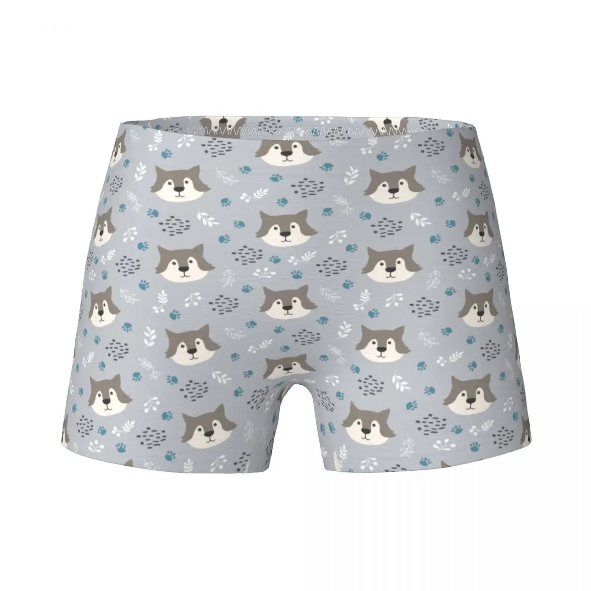 

Wolf Animal Children's Girls Underwear Kids Boxer Briefs Soft Pure Cotton Teenagers Panties Underpants 4-15Y