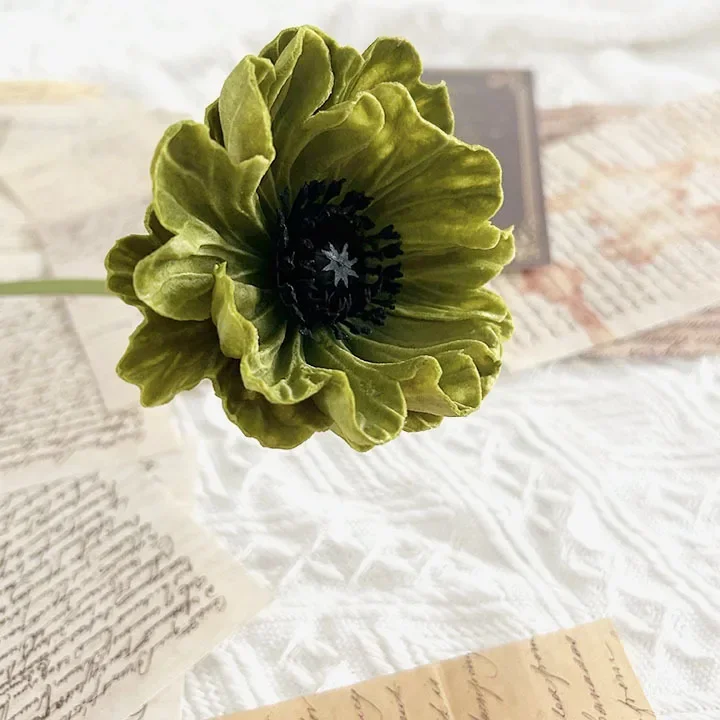 

Искусственные цветы мака из ПУ, 8 шт