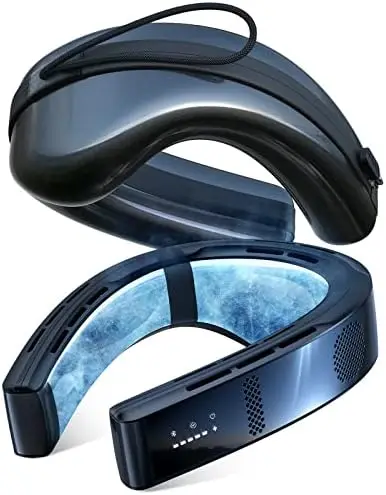 

Кондиционер COOLIFY с 3 насадками, шейный вентилятор для экстремального охлаждения, портативный вентилятор для всего корпуса, вертикальный поток воздуха, Персональный вентилятор,