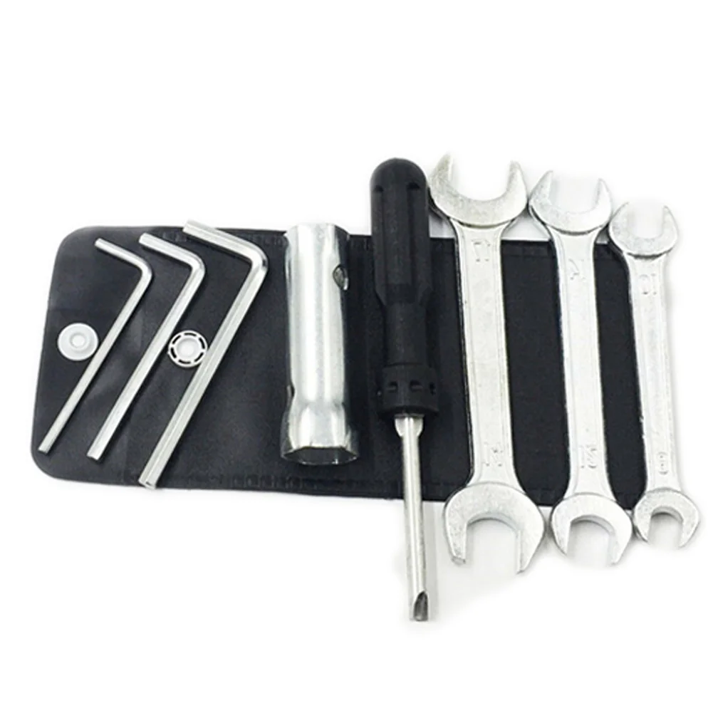 

8Pcs Motorcycle Repair Tool Set Wrench Spark Plug Sleeve Tool Kit Screwdriver Motorcycle Tool Accessories