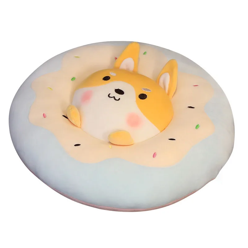 

Cartoon Donut Cushion Cute Animal Chair Cushion Super Soft Plush Toy Pillow