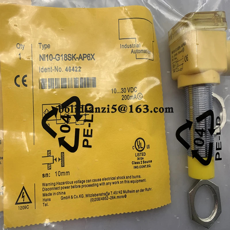 Новый датчик приближения NI10-G18SK-AP6X NI10-G18SK-AN6X NI12U-EG18SK-VN4X NI12U-EG18SK-VP4X В наличии