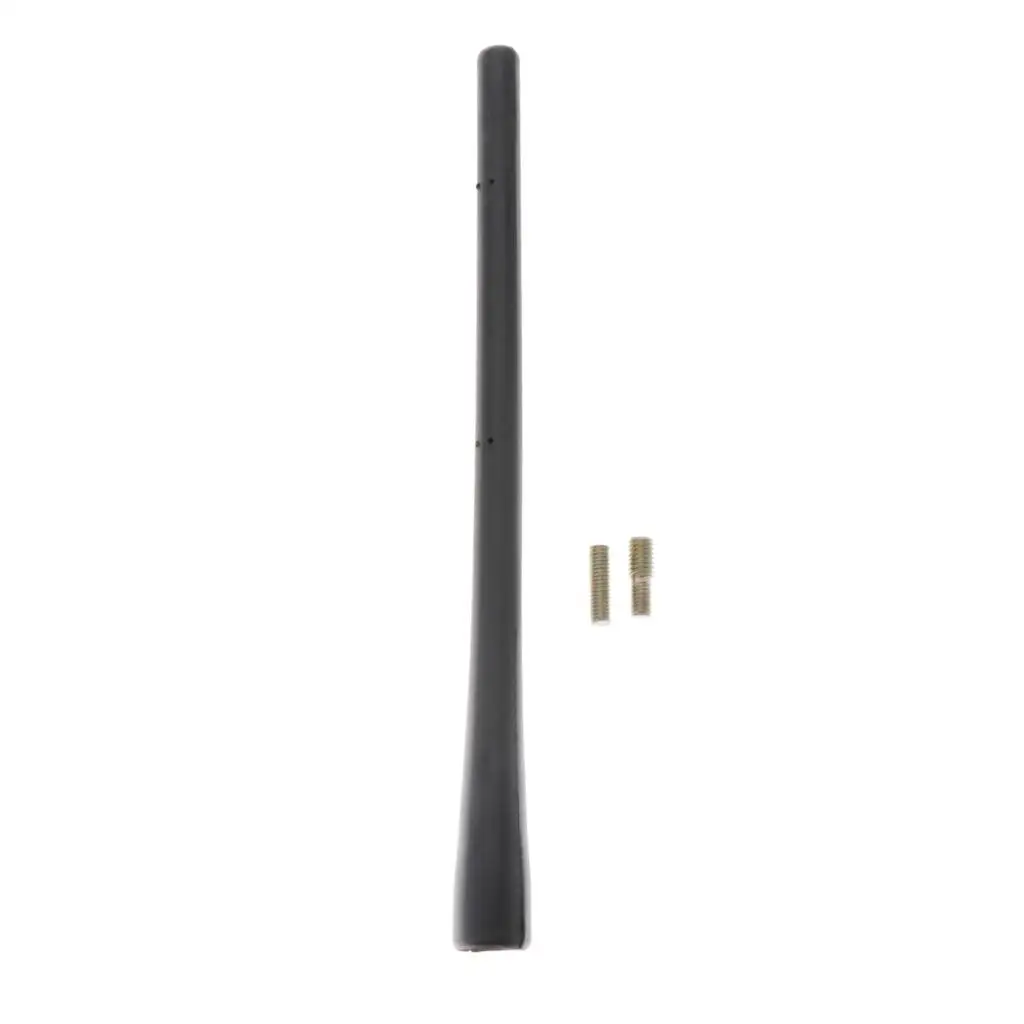 

7" 18cm Car Radio Antenna Aluminum 2 Screws On Short Small Aerial Roof Mast