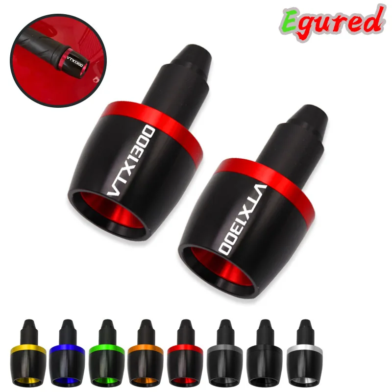 

for Honda VTX1300 VTX 1300 7/8" 22mm Motorcycle CNC AluminumHandlebar Counterweight Plug SliderHandlebar counterbalance plug
