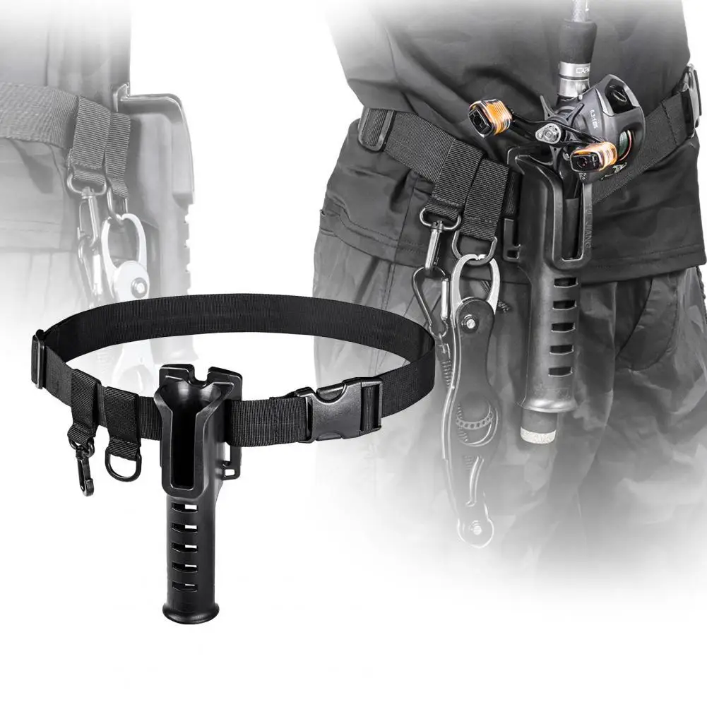 

High-quality Sturdy Durable Fishing Rod Belt Rod Bracket for Angling Fishing Waist Belt Bracket Waist Belt Holder