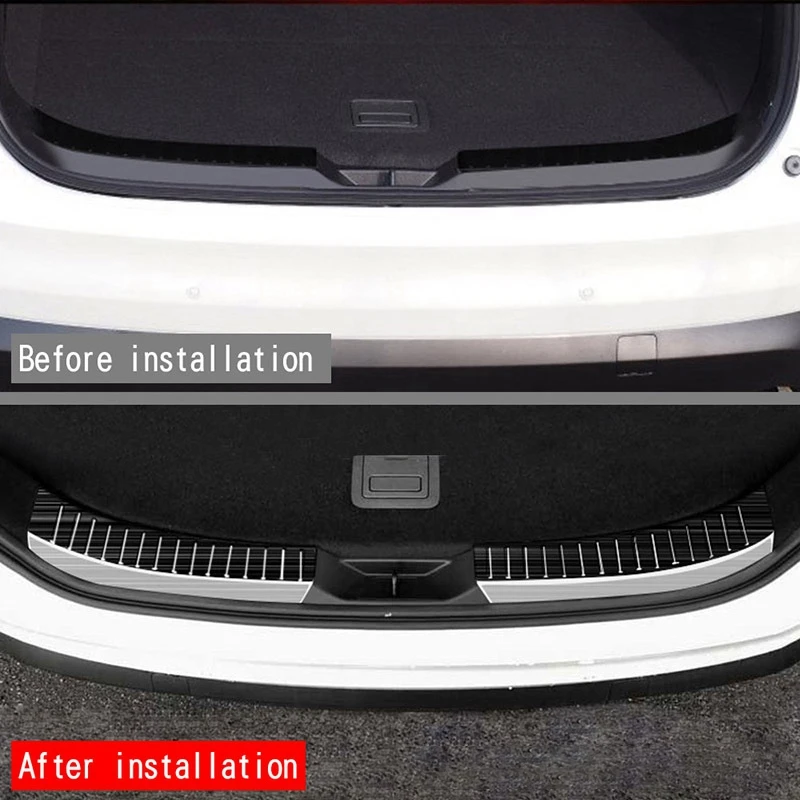 

Car Rear Bumper Trunk Guards Trunk Anti-Scratch Guards Rear Bumper Trim Cover For Mazda CX-8 2018-2021