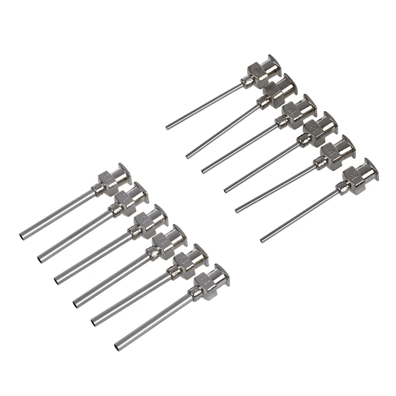 

12 Pcs 1 Inch Length , Stainless Steel Luer Lock Industrial Liquid Dispensing Needle Tip (6 Pcs 13 Gauge, 1.81Mm ID X 2.26Mm OD