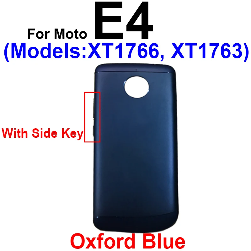 Задняя крышка батарейного отсека для Motorola Moto E4 Plus E6 Play E6S 2020 E7 корпуса
