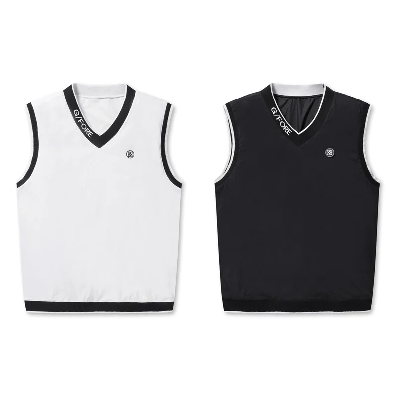 

Korean Golf Clothing Men Casual Sports Breathable Quick-drying Loose Pullover Golf Vest Summer
