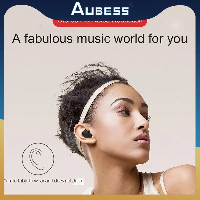 

With Mic Wireless Earphones Noice Cancelling A6s Tws Headset For Xiaomi Huawei Iphone Headphones Headphones